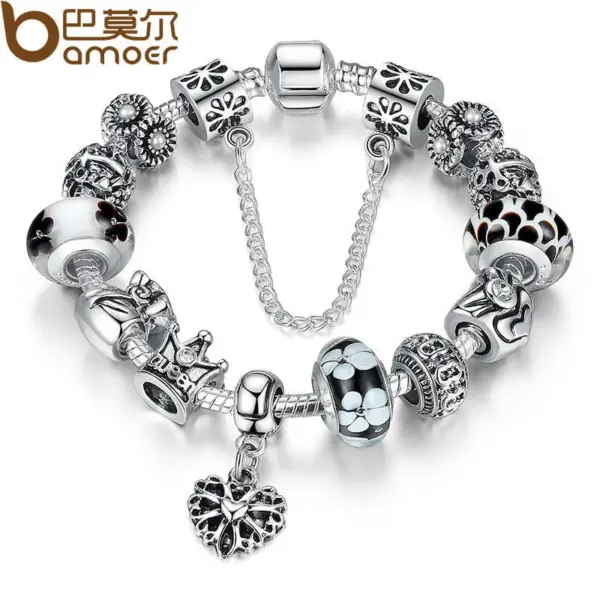 6004d33191dbc75c83cb25a7 Bracelete com Berloques Bamoer