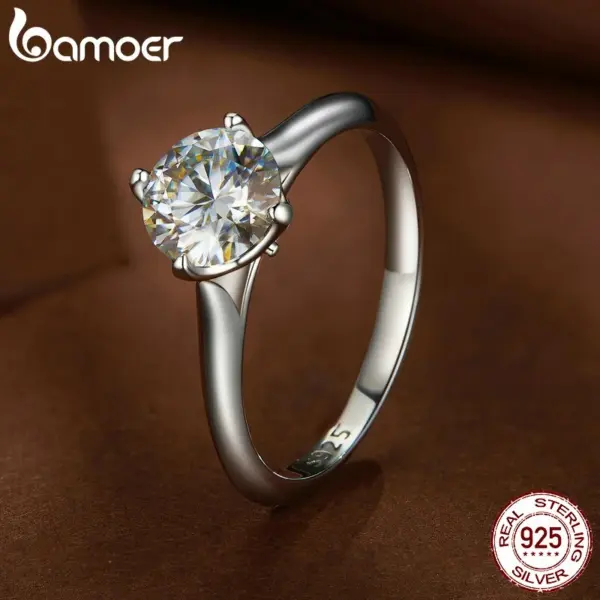 6ad678fa2924dd212801dc8e Anel Prata 925 Moissanite 1 Quilate