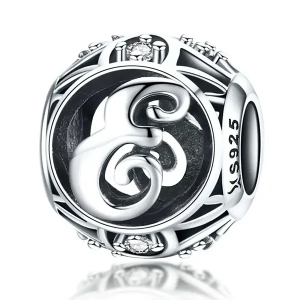 6fe4859937f10a2f3225efd5 Berloque Charme Letra do Alfabeto