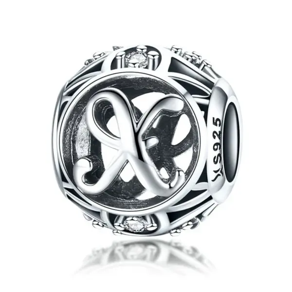 70ab3e8cea42175973f6999a Berloque Charme Letra do Alfabeto