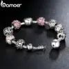71cfdbcbbf2a86a0af1aa680 Bracelete com Berloques Banhado a Prata 925