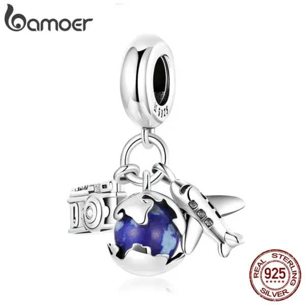 7eaf9341acb963adf58439ef Berloque com Argola Viagem ao redor do Mundo