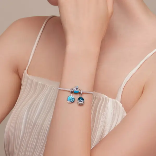Bracelete com Berloques Encantos do Mar