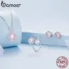 7f1258cc8c62f9f9f4c2f5d3 Kit Colar, Pingente, Brincos e Anel Flores Rosas