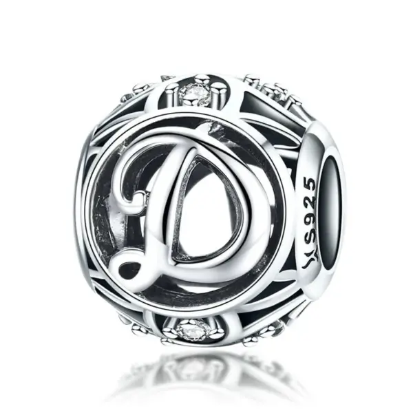 82b644690cd8b55463eba9a4 Berloque Charme Letra do Alfabeto