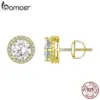 9086fcce094ce108d91bb150 Brincos Halo de Moissanite em Prata 925