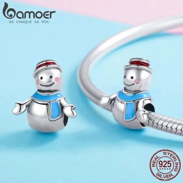 Pingente Boneco de Neve