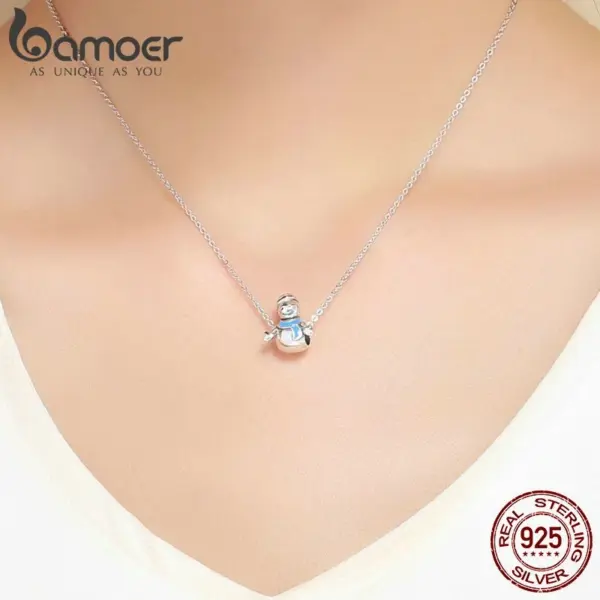 Pingente Boneco de Neve