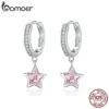 Brincos Estrela Cor-de-Rosa