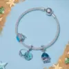 Bracelete com Berloques Encantos do Mar
