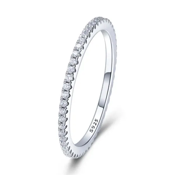 b52785fb4ef09d678d2fe944 Anel Feminino Pedras de Zirconita
