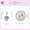 b9e5673c640c43276e5bfb87 Berloque com Argola Coração Escama de Peixe