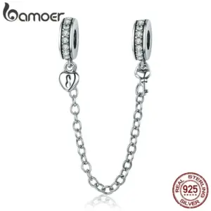 bb2e05c979fb2560dfe20156 Berloque com Corrente de Segurança Único Amor