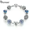be4c0aaf88b0dabaf9281a92 Bracelete com Berloques Banhado a Prata 925