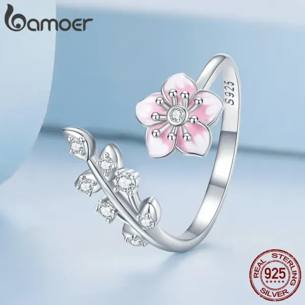 bfcd3e581e562ae3032041bd Anel Ajustável Flor de Cerejeira