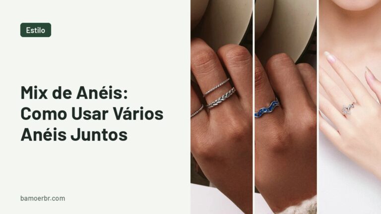 Mix de Anéis: Como Usar Vários Anéis Juntos
