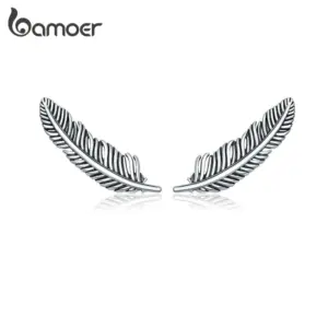 Brincos Pena Romântica