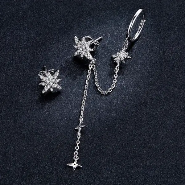 Brincos Estrelas Brilhantes