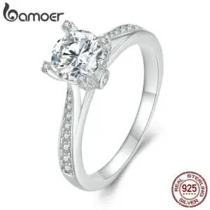 Anel de Casamento Moissanite Requintado