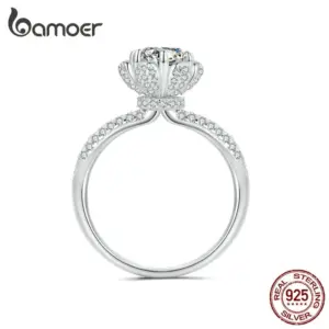 Anel de Luxo Moissanite 1 Quilate