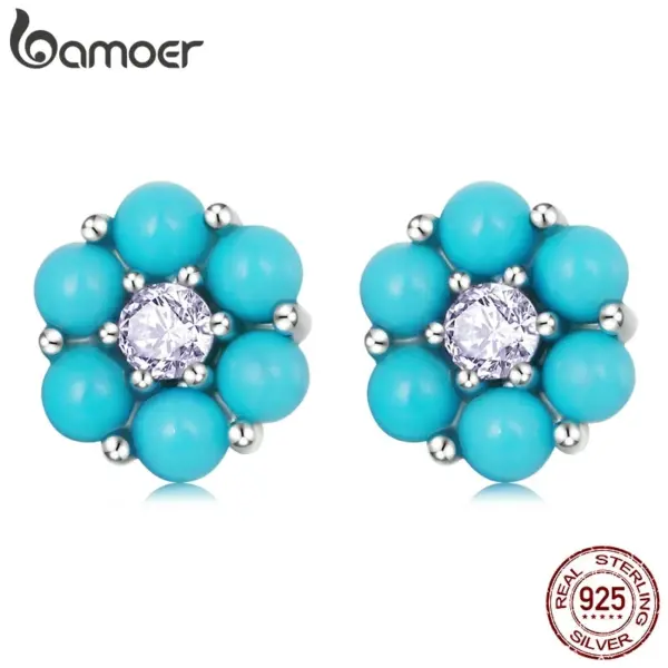 de8ea492836961f20936c953 Brincos Flor Turquesa