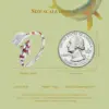 df98bea76bb676169e0dd9ed Anel Ajustável Peixe Koi em Prata 925