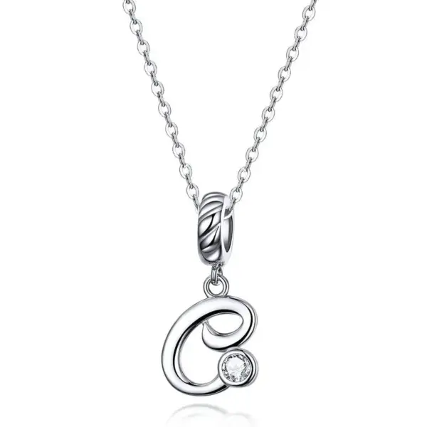 e04d24ab17d08457a948aefa Colar com Pingente Letra do Alfabeto