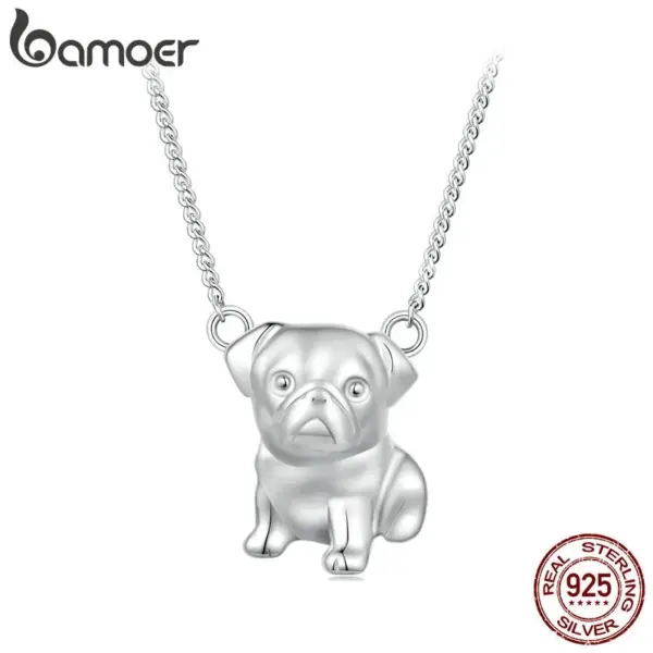 e66334728a8d5d062eeefb44 Colar com Pingente Pug