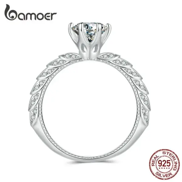eb051411e44a76165f1fa5c8 Anel Luxuoso Moissanite 1 Quilate