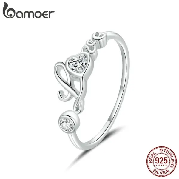 ef3b8127917430318681f334 Anel ajustável Love com pedra de Zirconita