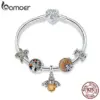 Kit Bracelete de Prata com 5 Berloques