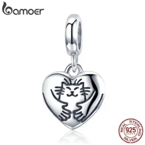 Berloque com Argola Amor de Gatinho
