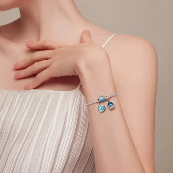 Bracelete com Berloques Encantos do Mar